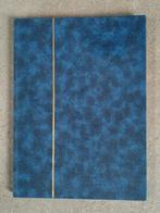 blauw postzegelalbum - 16 witte pagina's (leeg), Postzegels en Munten, Postzegels | Toebehoren, Ophalen of Verzenden
