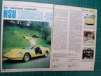 NSU Thurner-RS - article illustré - 1970, Verzamelen, Ophalen of Verzenden, Gebruikt, Overige typen