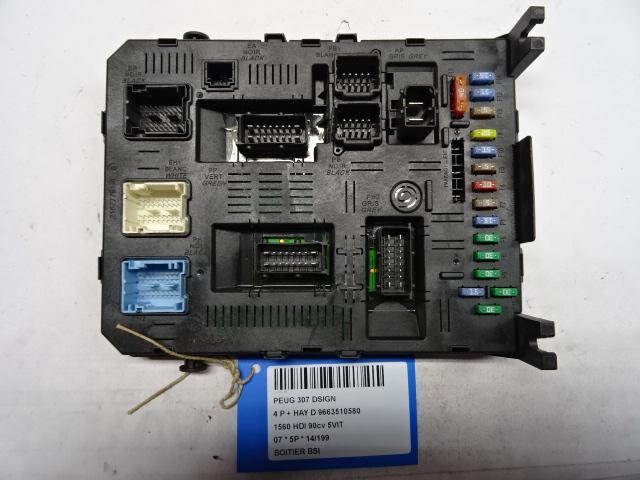 COMPUTER BODY CONTROL Peugeot 307 (3A / C/D) (9663510580), Auto-onderdelen, Elektronica en Kabels, Peugeot, Gebruikt
