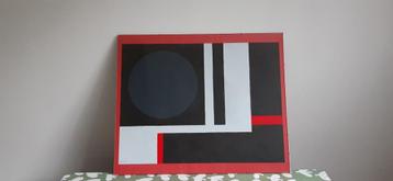 Figuratief abstract schilderij beschikbaar voor biedingen