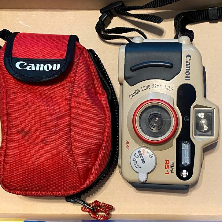 Canon Prima AS-1, onderwaterfoto's* als nieuw, Audio, Tv en Foto, Fotocamera's Analoog, Zo goed als nieuw, Compact, Canon, Ophalen of Verzenden