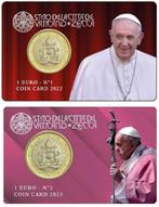 Coincard 1 euro Cité du Vatican 2022 et 2023, Enlèvement ou Envoi, 1 euro, Vatican