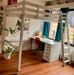 Ikea Stora hoogslaper 140 x 200 wit goede staat., Ophalen, Gebruikt, Hoogslaper, 140 cm