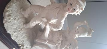 Bruno Merli Capodimonte beeld “Kindjes in koets” beschikbaar voor biedingen