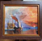 The Fighting Temeraire in pastel, Antiek en Kunst, Kunst | Tekeningen en Fotografie, Verzenden