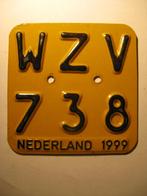 Plaque de moto Pays Bas 1999, Enlèvement ou Envoi