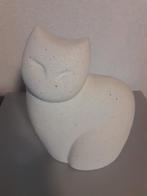 kat in terracotta ,gebroken wit met kleine  glinstering, Ophalen of Verzenden