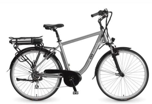 28" herenfiets met crankmotor, Fietsen en Brommers, Elektrische fietsen, Zo goed als nieuw, Overige merken, 55 tot 59 cm, 50 km per accu of meer