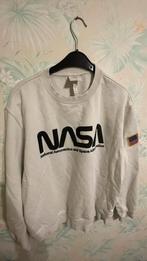 pull h&m nasa, Comme neuf, Taille 48/50 (M), Blanc