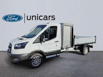 Ford Transit Trend - Kipper - 2.0 TDCI 130PK - Direct leverb, Auto's, Bestelwagens en Lichte vracht, Zwart, 4 cilinders, 3000 kg