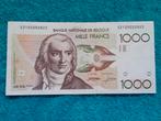 1000 frank 1980-1996 TTB, Postzegels en Munten, Bankbiljetten | België, Ophalen of Verzenden, Los biljet