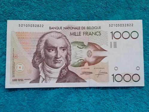 1000 frank 1980-1996 TTB, Postzegels en Munten, Bankbiljetten | België, Los biljet, Ophalen of Verzenden