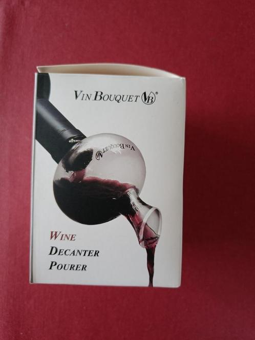 Wijntoebehoren. Wine Decanter Pourer. Vin Bouquet., Collections, Vins, Comme neuf, Autres types, Enlèvement ou Envoi