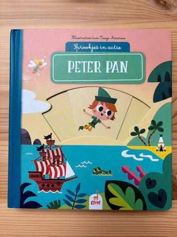 Livre en carton à rabats - Peter Pan, Livres, Livre à déplier, à toucher ou à découvrir, Enlèvement ou Envoi, Comme neuf, 3 à 4 ans