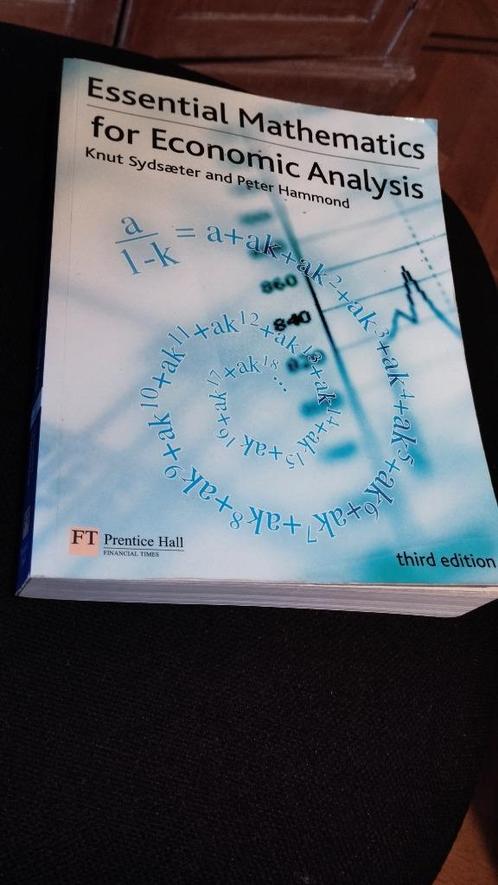 Essentiële wiskunde voor economische analyse, Boeken, Economie, Management en Marketing, Gelezen, Economie en Marketing, Verzenden