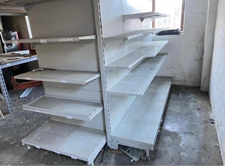 Winkelinrichting - magazijninrichting - groot lot, Diversen, Overige Diversen, Gebruikt, Ophalen