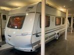 Fendt Saphir 560 6 persoons, stapelbed, rondzit, TOP STAAT, Caravans en Kamperen, Caravans, Stapelbed, Rondzit, Schokbreker, Bedrijf