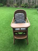 Rotan kinder eetstoel met verkleinkussentje, Ophalen, Gebruikt, Overige typen, Stoelverkleiner