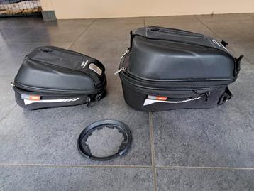 2 tanktassen van Givi met tanklock beschikbaar voor biedingen