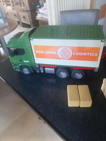 Bruder container wagen, Enlèvement ou Envoi, Comme neuf