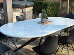 Eettafel- mortex voor 8 personen, Huis en Inrichting, Tafels | Eettafels, Overige materialen, 100 tot 150 cm, Ophalen of Verzenden