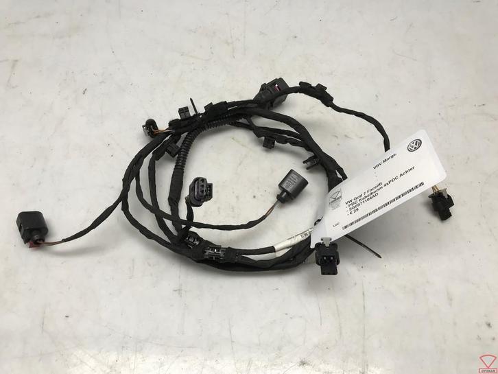 vw golf 7 facelift pdc 4x kabelboom achter 5g0971104ad, Auto-onderdelen, Overige Auto-onderdelen, Volkswagen, Gebruikt