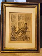 James Ensor eau-forte 155x111, Antiquités & Art, Art | Eaux-fortes & Gravures, Enlèvement ou Envoi