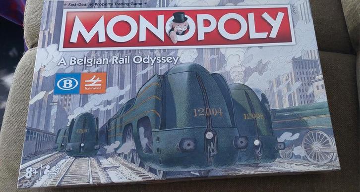 Monopoly a belgian rail odyssey  treinen, Hobby en Vrije tijd, Gezelschapsspellen | Bordspellen, Nieuw, Ophalen of Verzenden