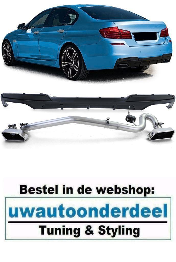 V8 Uitlaat Look Ombouw Set Diffuser Mat Zwart Voor Bmw 5 Ser, Autos : Divers, Tuning & Styling, Envoi