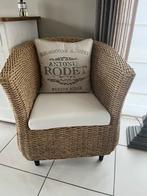 Landelijke rotan eenzit, Huis en Inrichting, Ophalen, Zo goed als nieuw
