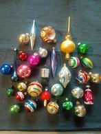 Oude kerstballen kerstdecoratie 1 Ajeko glas vintage, Diversen, Ophalen