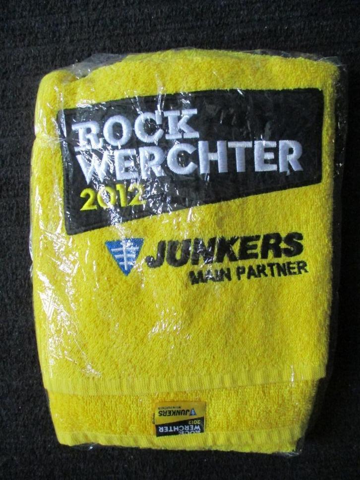 Particulier --Nieuwe  BADHANDDOEK  ROCK WERCHTER  2012, Muziek en Instrumenten, Instrumenten | Toebehoren, Nieuw, Overige instrumenten