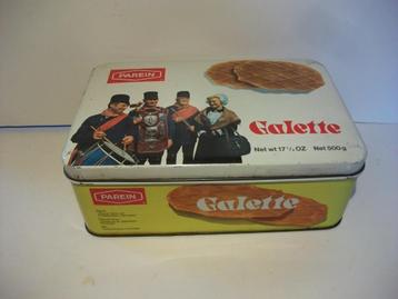 Blikken doos Parein Galette Aloude Gilde van St Sebastiaan, Verzamelen, Ophalen, Gebruikt, Koek(jes), Overige merken