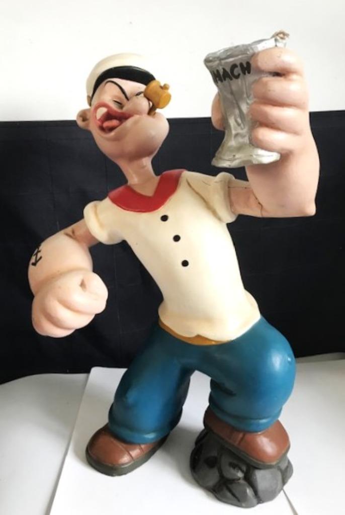 Popeye XXL beeld 1999 H 50 😍😎⚡🤗👌, Verzamelen, Stripfiguren, Gebruikt, Beeldje of Figuurtje, Overige figuren, Ophalen of Verzenden
