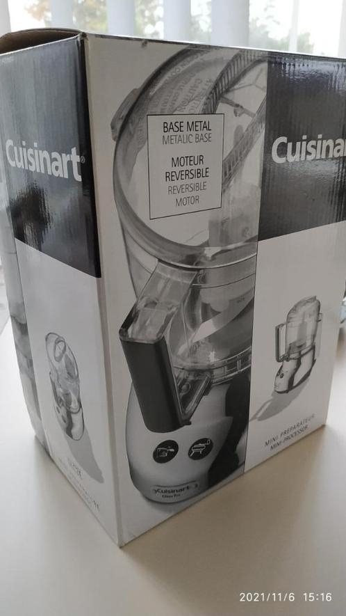 Robot de cuisine Cuisinart  Mini Prep Pro DLC3E/Version de, Electroménager, Mélangeurs, Comme neuf, Enlèvement ou Envoi