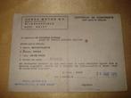 Ancien Certificat Conformité Moto Honda CB-500 FOUR 1975, Ophalen of Verzenden, Honda