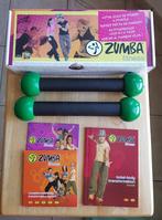 Zumba Fitness – Coffret DVD + Haltères, Sports & Fitness, Comme neuf, Autres types, Enlèvement, Bras