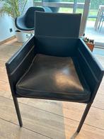 KFF lederen stoelen, Ophalen, Gebruikt, Zwart, Leer