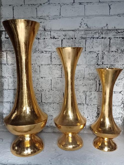 Vaas XXL bladgoud, Huis en Inrichting, Woonaccessoires | Vazen, Ophalen of Verzenden