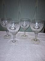 4 kristallen Leffe glazen, Antiek en Kunst, Ophalen of Verzenden