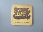 oud bierviltje Lux Pils Chasse Royale, Verzamelen, Verzenden, Zo goed als nieuw, Viltje(s), Overige merken