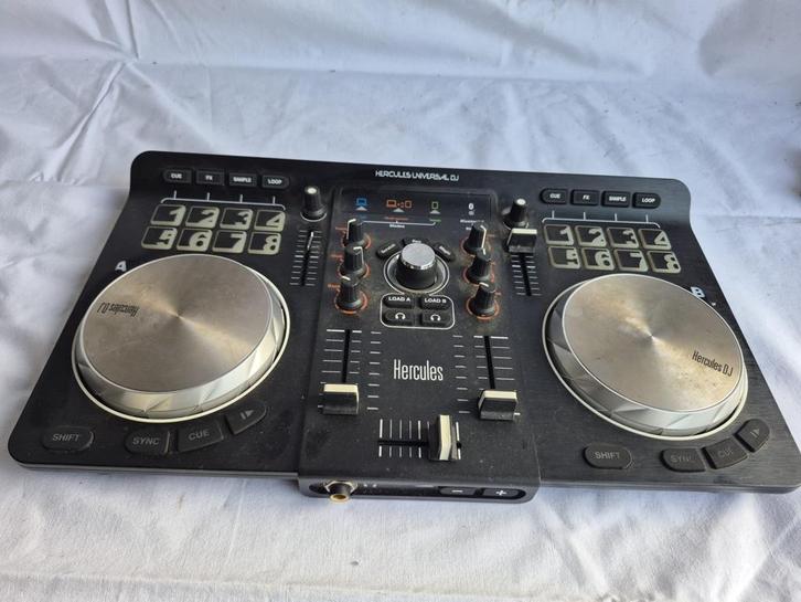 Hercules Universal DJ controller – USB & Bluetooth, Muziek en Instrumenten, Dj-sets en Draaitafels, Gebruikt, Ophalen