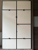 Kledingkast en bijpassend rolkastje/nachtkastje, Ophalen, Gebruikt, 100 tot 150 cm, Met klep(pen)