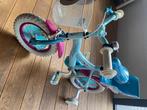 Kleuterfiets Frozen met zijwieltjes, Fietsen en Brommers, Ophalen, Gebruikt, Minder dan 16 inch, Zijwieltjes