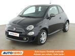Fiat 500 1.2 S (bj 2017, automaat), Auto's, Fiat, 4 zetels, Gebruikt, Zwart, Leder