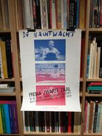 Guido Lauwaert - De nachtwacht affiche 1985, Ophalen of Verzenden, Gebruikt