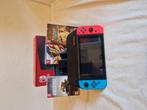 Nintendo switch V2 met spelletjes, Games en Spelcomputers, Ophalen of Verzenden, Zo goed als nieuw, Switch 2019 Upgrade, Met games