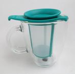 Bodum Yo-Yo theeglas met filter 350ml groen, Nieuw, Glas, Kop(pen) en/of Schotel(s), Ophalen of Verzenden