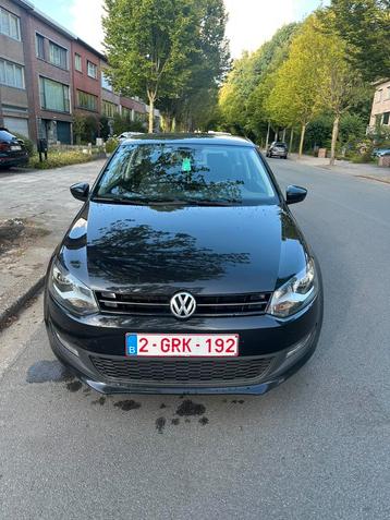 Volkswagen Polo 1.2 benzine, Autos, Achat, Carnet d'entretien, Noir, 5 places