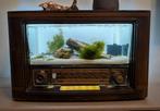 Antieke radio - aquarium - uniek stuk!, Ophalen